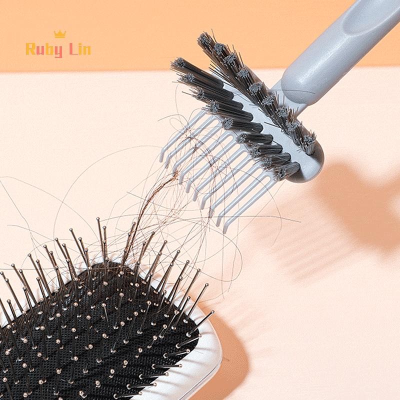 Ruby Lin 2 In1b ทําความสะอาดที่ละเอียดอ่อนทําความสะอาดแปรงผมb Embed เครื่องมือ Cleaningb Edge เครื่อ