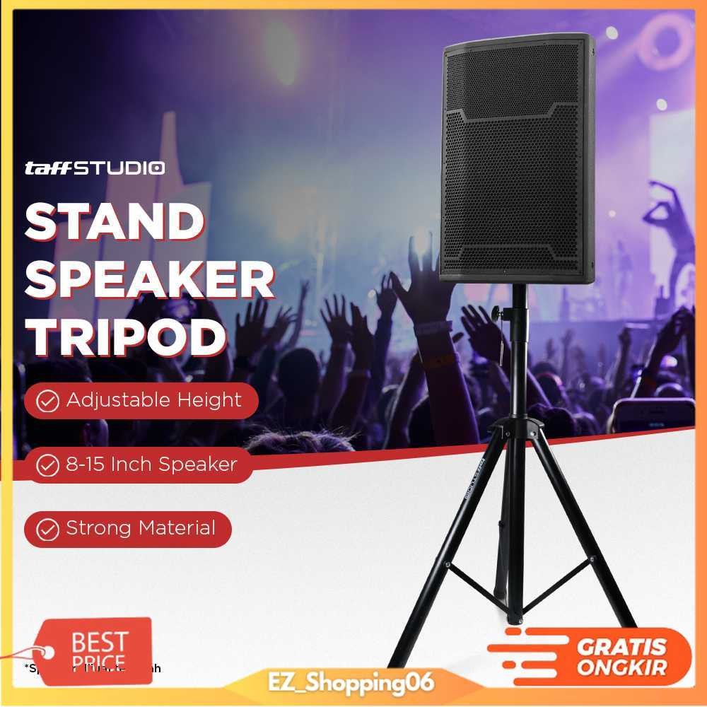 TaffiSTUDIO ขาตั้งขาตั้งกล้องตั้งพื้นลําโพงระบบเสียง 8-15 นิ้ว 1.8M - SPS-502M