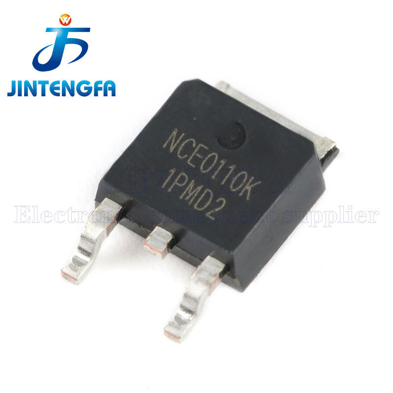 คริสตัลพิเศษ 20PCS NCE0110K TO-252 100V 9.6A 30W DAPAK NCE0110 MOSFET SMD ทรานซิสเตอร์ N-Channel Enh