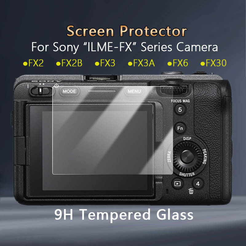 สําหรับ Sony ILME-FX6 FX30 FX30B FX3 FX3A FX2 FX2B กล้อง HD Clear Slim 2.5D 9H กระจกนิรภัยป้องกันหน้าจอฟิล์ม