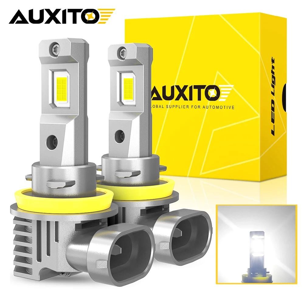 AUXITO H8 H11 LED ไฟหน้าหลอดไฟ 9005 HB3 H9 H16JP LED 50W 16000LM 12V สําหรับ Bmw E46 F20 Golf 4 Pass