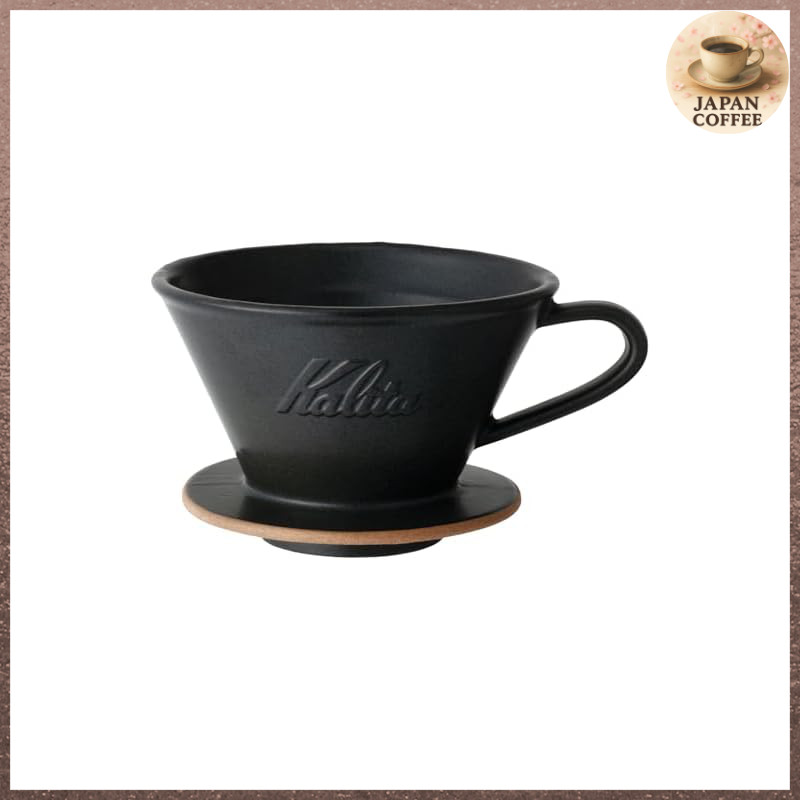 Kalita Coffee Dripper, Mino-yaki, High Heat Retention, Ceramic for 2-4 People, DACHI & Kalita MI185 