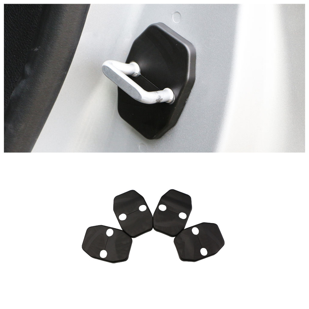 4 ชิ้นรถประตูล็อคฝาครอบป้องกัน Fit สําหรับ BMW X1 X3 X4 X5 X6 E90 E92 F30 F10 ประตูสําหรับ Jeep เข็ม