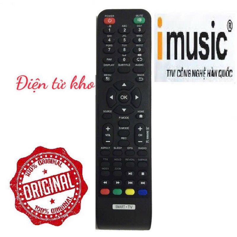 รีโมท TiVi IMUSIC SMART- TV NANOMAX