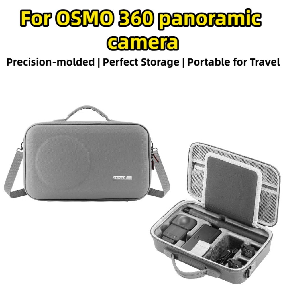 สําหรับกระเป๋าเก็บชุดกล้องพาโนรามา DJI OSMO360 กล่องเก็บอุปกรณ์เสริม OSMO360