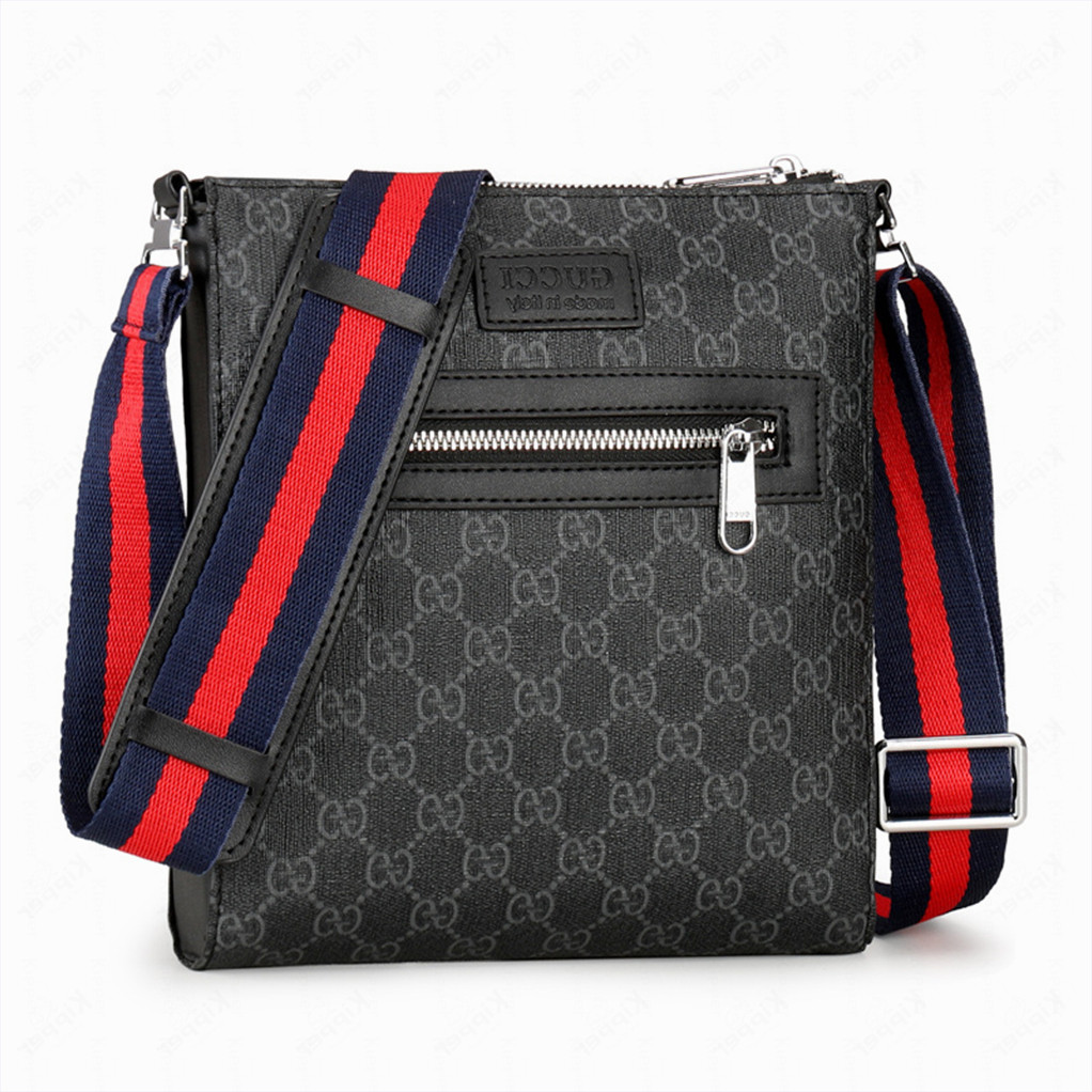 Mini ขนาด Courrier Supreme Patch Messenger Bag Boutique สินค้าใหม่ผู้ชายกระเป๋าสะพายไหล่ด้านข้างกระเป๋าสะพายข้าง