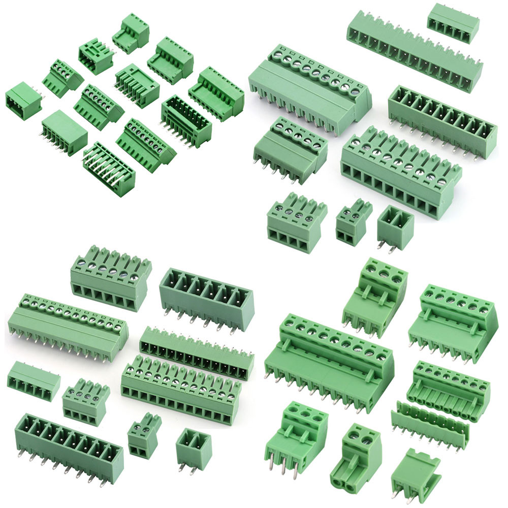 15EDG KF2EDG 2.54 มม. 3.5 มม. 3.81 มม. 5.08 มม. PCB สกรู Terminal Block 2-12Pin ชาย/หญิง Socket Header สายไฟ