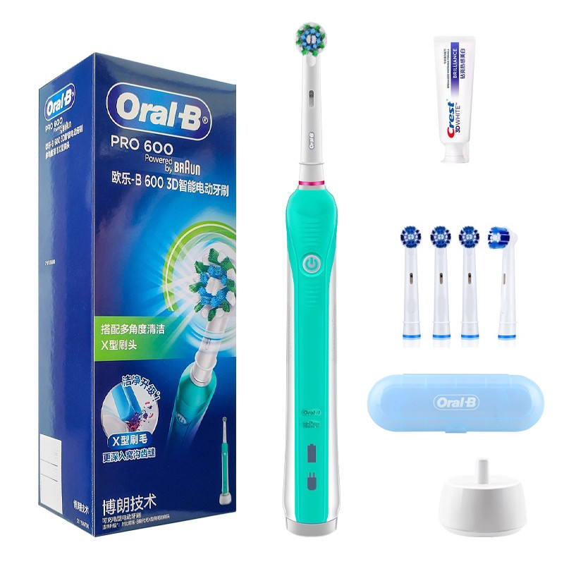 แปรงสีฟันไฟฟ้า Oral B Pro600 5 หัวแปรง