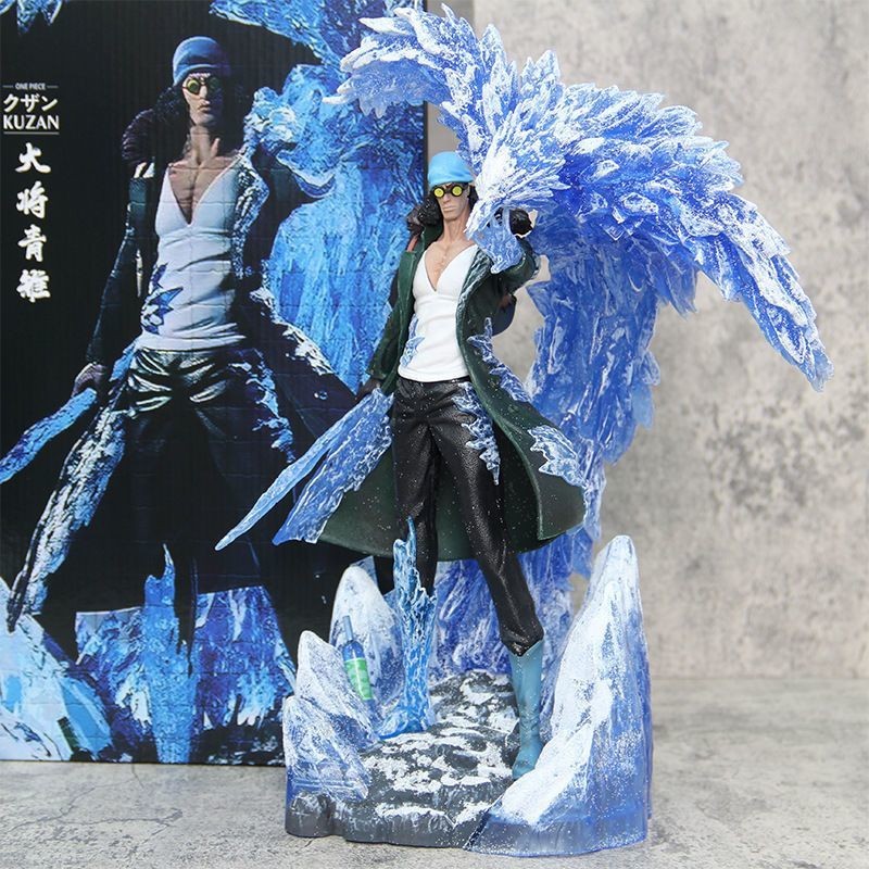 One Piece ผู้เล่นใหญ่ GK Aokiji รูป Navy General Edition Ice Bird รูปแบบเดี่ยว Aokiji รุ่นเครื่องประ