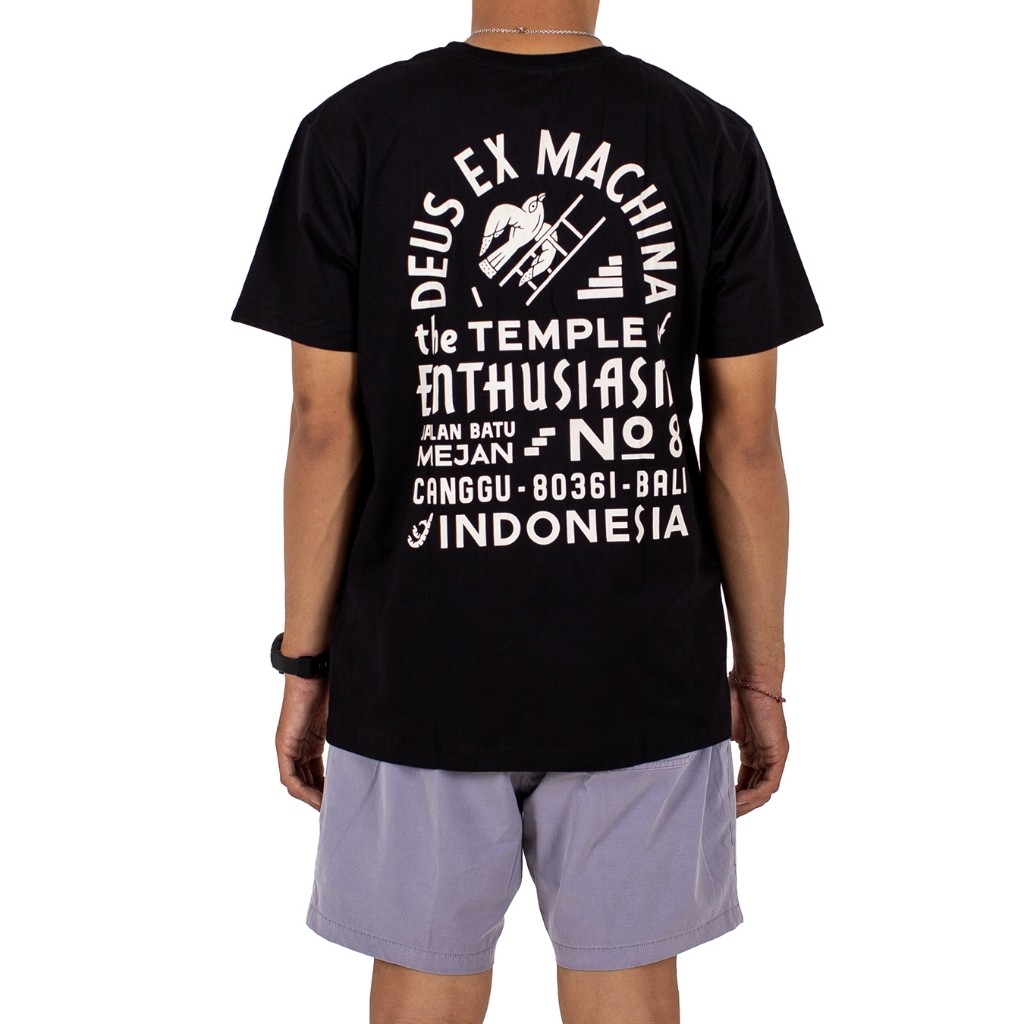 เสื้อยืดพิมพ์ลาย Deus Ex Machina ออกแบบใหม่ โลโก้โอบรอบคอดีไซน์เก๋ ทำจากผ้าฝ้ายแท้.quality