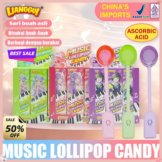 [Paket lebih terjangkau] LIANGGUI HALAL Lianggui Lolipop Musik 3 Rasa HALAL - Apel Hijau Anggur Stroberi Mainan & Cemilan Anak Unik -Hadiah anak-anak, hadiah hari raya