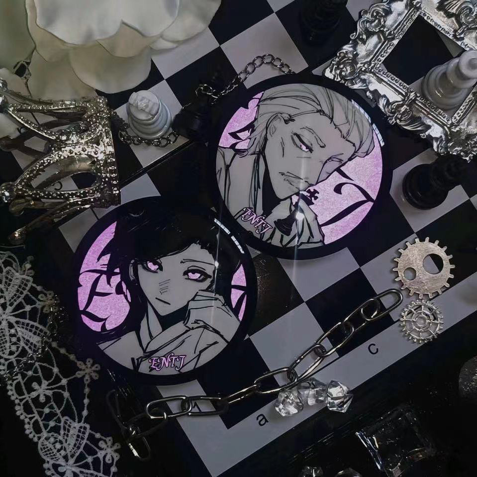 MBTI วอลเลย์บอลแฟลชคู่สะท้อนแสงบาร์อุปกรณ์ต่อพ่วงเพื่อนตราปวดกระเป๋าตกแต่งจี้เม็ดของขวัญวันเกิด 9.8.