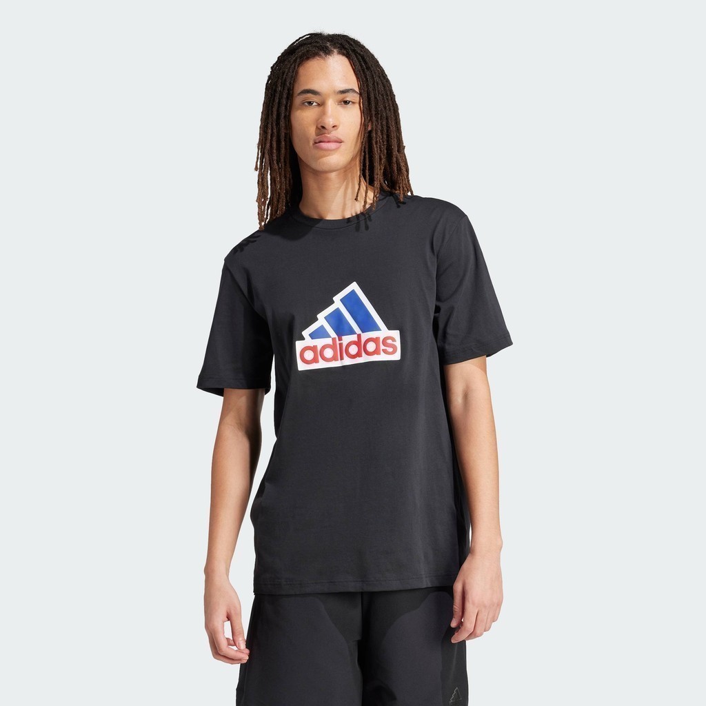 adidas Lifestyle Future Icons Badge of Sport Tee Men Black IS9596