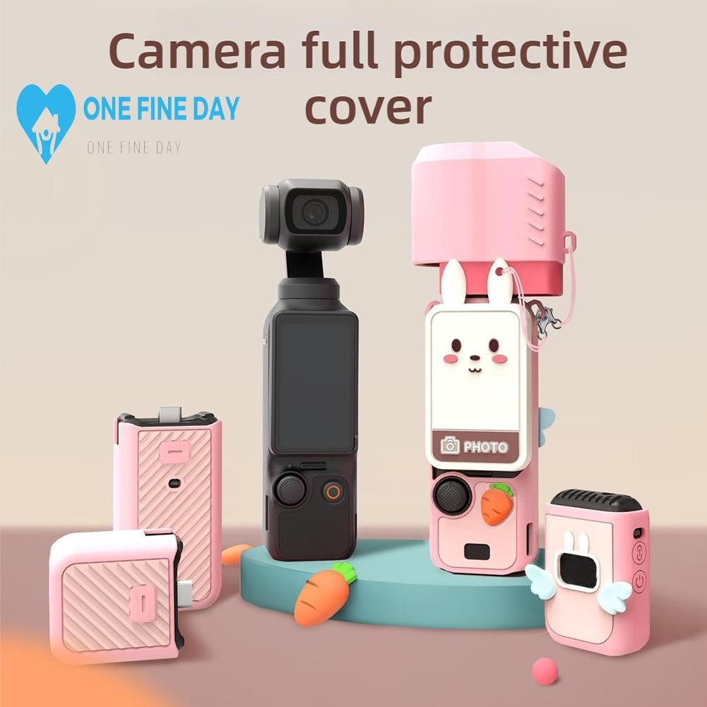 สําหรับ Dji Pocket 3 กล้องกีฬาอุปกรณ์เสริม Soft Protection เคสซิลิโคน Drop V3d0