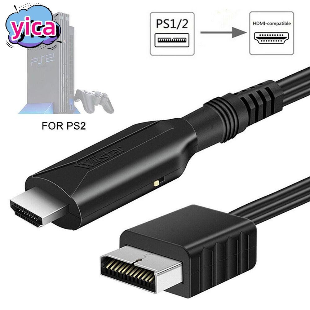 YICA Audio Video Converter Cable Full HD Full HD Cable Adapte HD Converter PS2 เป็น HDMI-compatibale