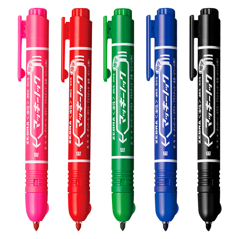 Japan Zebra Zebra Brand Marker Pen ปากกากดหัวเดียว P-YYSS6 Big-Head Pen Marker ปากกากันน้ํา Quick-Drying Pen