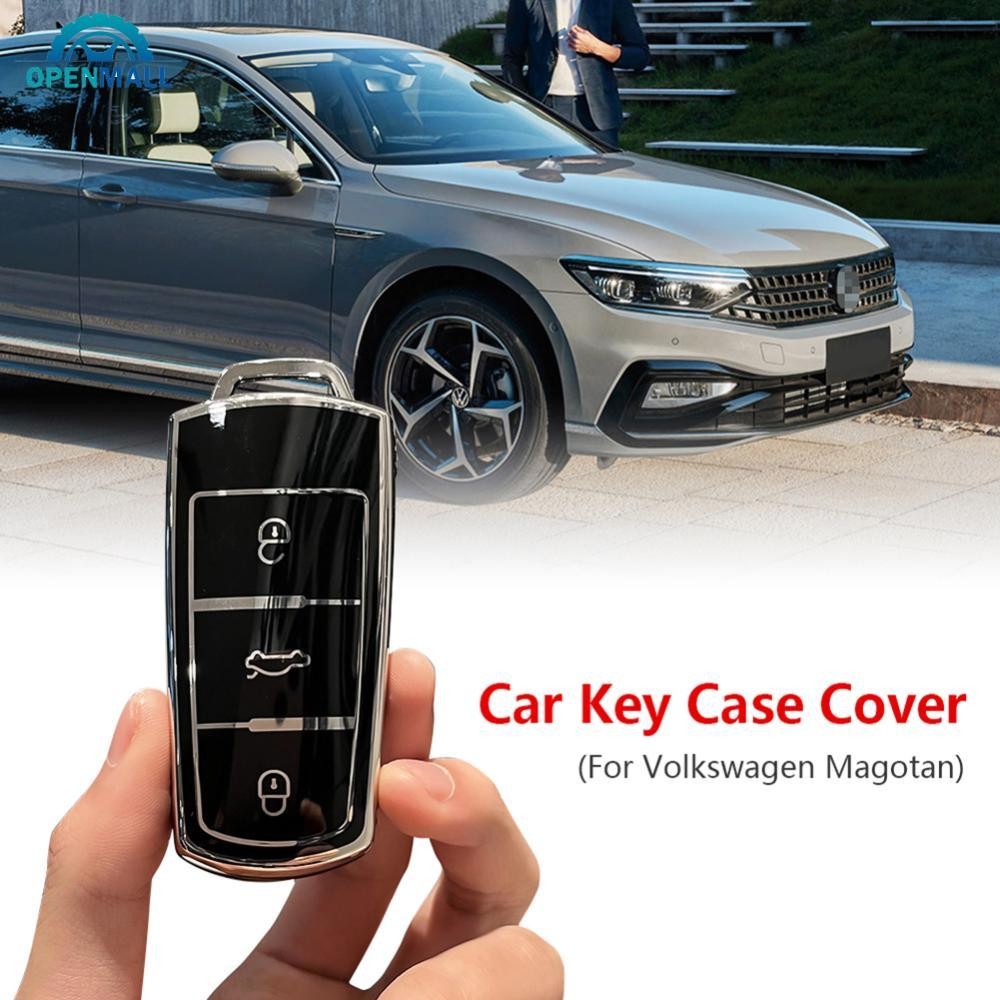 OPENMALL TPU ฝาครอบกุญแจรถฝาครอบกุญแจสําหรับ Volkswagen VW CC Passat B6 B7 3C CC Maogotan R36 B5 B7L