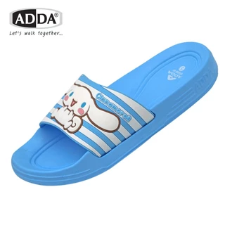 ADDA รุ่น 83G08-W1 (Size 4-6) Cinnamoroll รองเท้าแตะผู้หญิง พื้นนุ่ม ลายการ์ตูนน่ารัก Sanrio แท้
