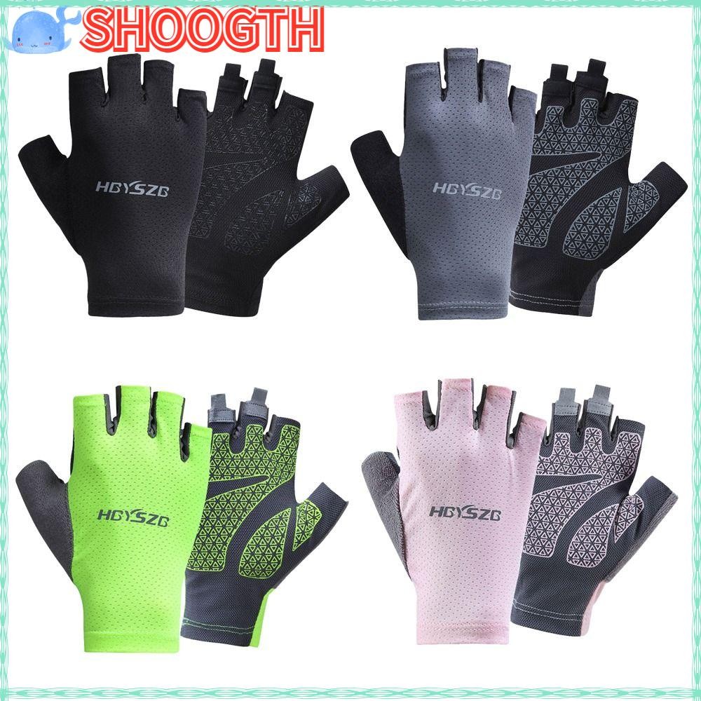 SHOOGTH - ถุงมือขี่จักรยาน MITTE แบบครึ่งนิ้ว ออกแบบมาเพื่อกันUV สบายขณะสวมใส่ เหมาะสำหรับกิจกรรมกลางแจ้งและการออกกำลังกาย