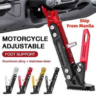 Motorcycle Side Stand Adjustable Foot Side Support Stand CNC Alloy Universal