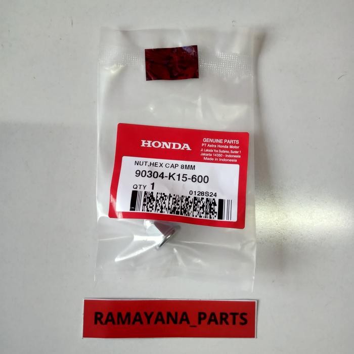 Hex Cap Nut Nut 8MM Honda CBR 150R K45N ใหม่ CB150R Streetfire Supra GTR 150 90304K1600