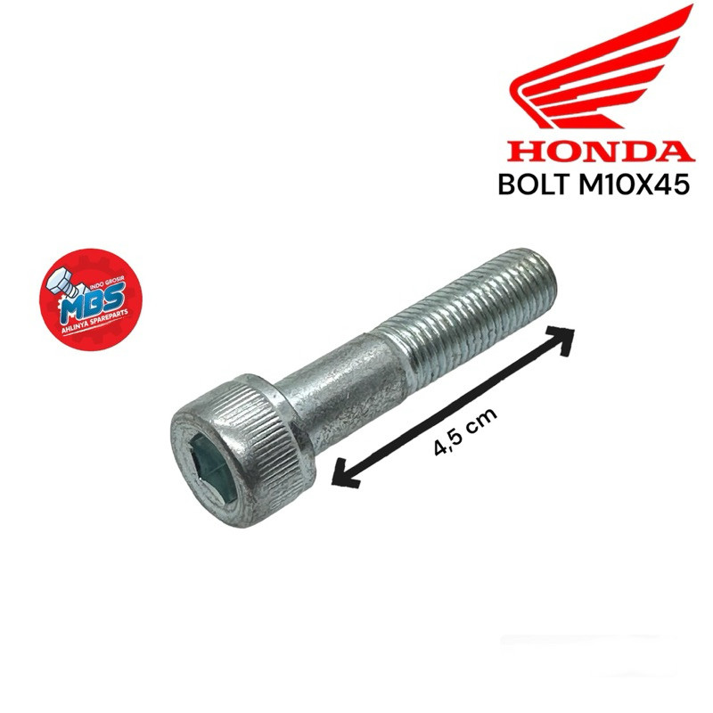 RS BOLT 14 KEY L M10X45 ยาว 4,5 ซม. ORI สลักเดิม honda CRF ADV PCX