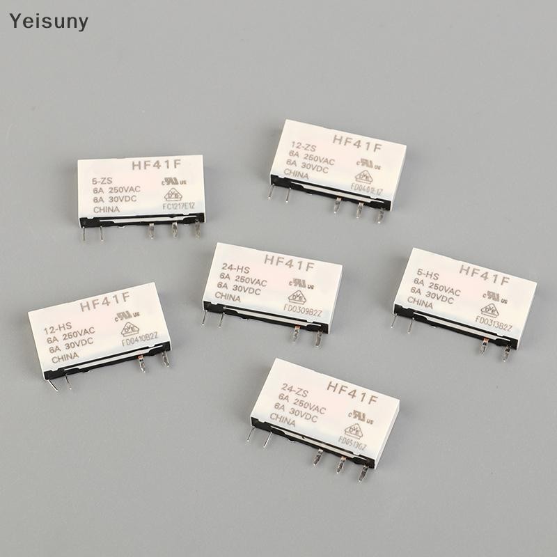 [Yei] HF41F-24-ZS HF41F-12-ZS HF41F-5-ZS HF41F-5-HS HF41F-12-HS HF41F-24-HS รีเลย์อุตสาหกรรม Submini
