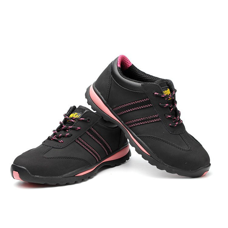 รองเท้าทํางานแรงงาน Steel Toe Cap Anti-smashing Safety Shoes Boots Casual รองเท้าผ้าใบผู้หญิงรองเท้า