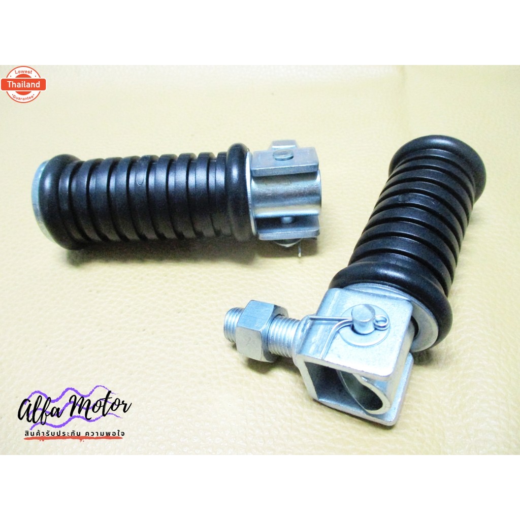 REAR FOOT REST FOOT PEG SET Fit For YAMAHA DT100 DT125 DT175 DT250 DT400 ชุดที่พักเท้า คันเหยีย พักเ
