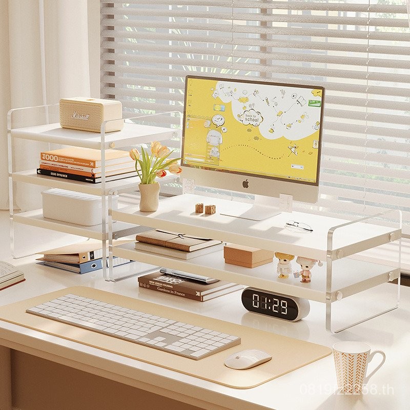 ชั้นวางยกระดับฐานเดสก์ท็อปเดสก์ท็อปคอมพิวเตอร์เดสก์ท็อปชั้นวางยกระดับ Rack ทํางานตําแหน่งจอแสดงผล Z4