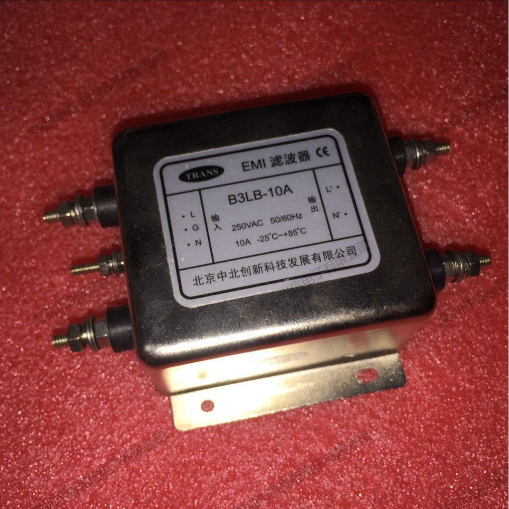 EMI Power Filter B3LB-10A Duode Filter 220V 10A เสียงรบกวนตัวกรองรบกวนแม่เหล็กไฟฟ้า