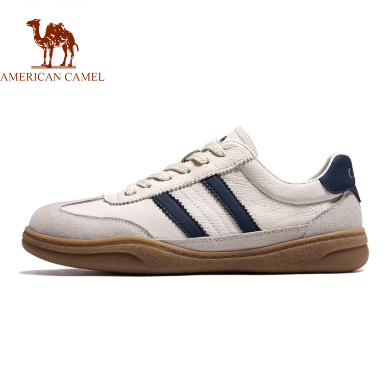 AMERICAN CAMEL Samba OG รองเท้าลําลองหนังแท้