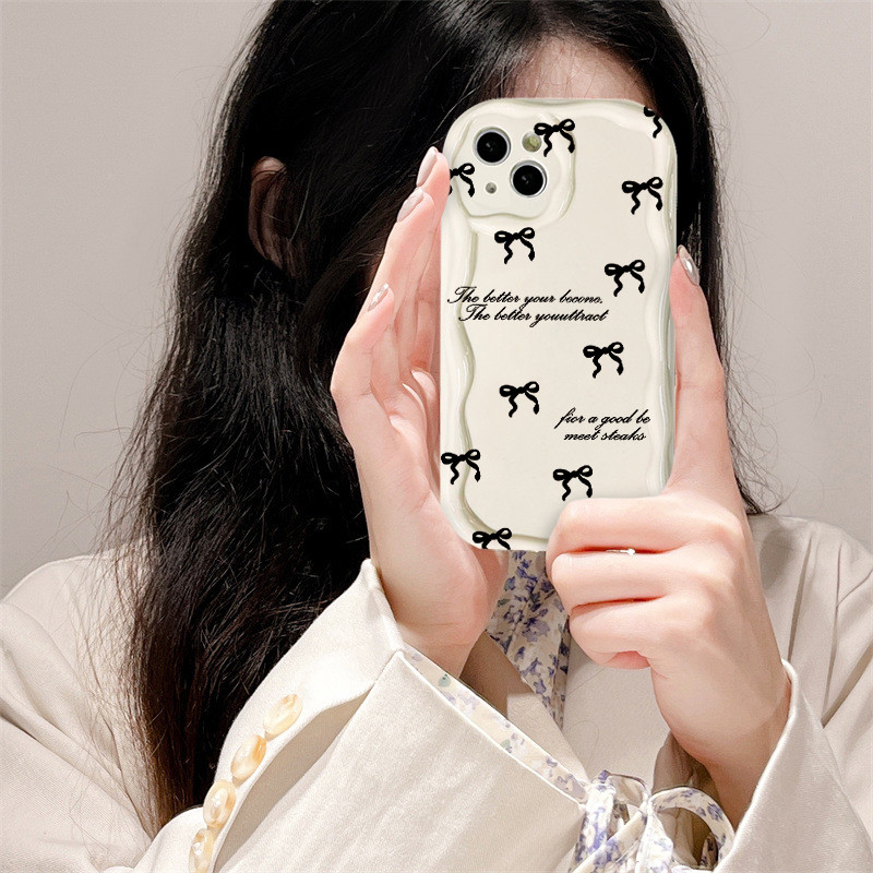 แฟชั่นผูกโบว์เคสโทรศัพท์สําหรับOPPO A77S 4G A78 5G A1X A58 A60 A11K A7 A5S A12S A74 A95 F19 PRO A78 