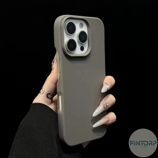 Simple สีทึบ Matte Silicon เคสโทรศัพท์สําหรับ IPhone 11 15 16 Pro Max 12 14 13 Promax Ultra Thin Soft ฝาหลัง