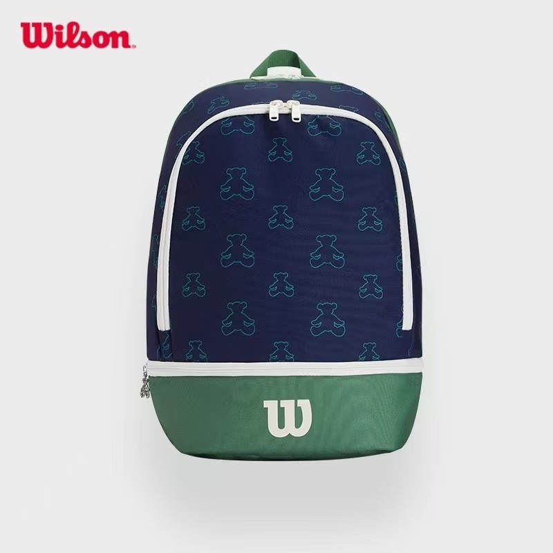 Wilson Minions Co-Branded Backpack กระเป๋าเป้สะพายหลังสำหรับกีฬาและเดินทาง