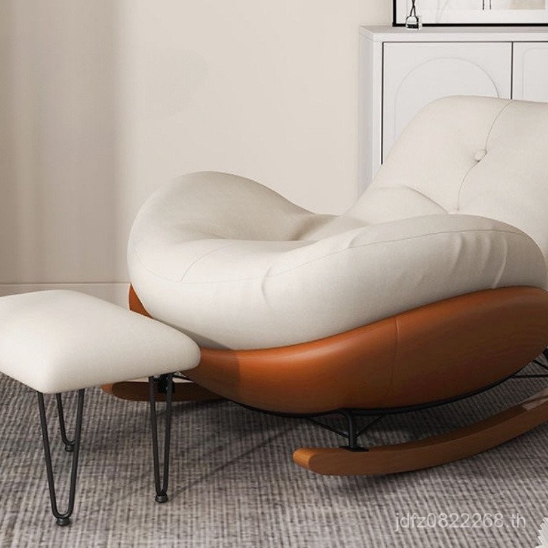 ห้องนั่งเล่น Snail Eggshell ขี้เกียจในครัวเรือนโซฟาเดี่ยว Penguin เก้าอี้โยก Recliner ผู้ใหญ่ระเบียง