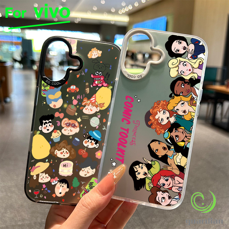 สำหรับ Vivo เคส Y200 Y20 Y20s Y12s Y12A ติดกระดาษน้ำตกการ์ตูน Y17 Y12 Y15 Y11 Y12i Y15A โทรศัพท์วิโว่ V40 V40PRO Y18 ราคา ถูกที่สุด ดีลบีเคเค