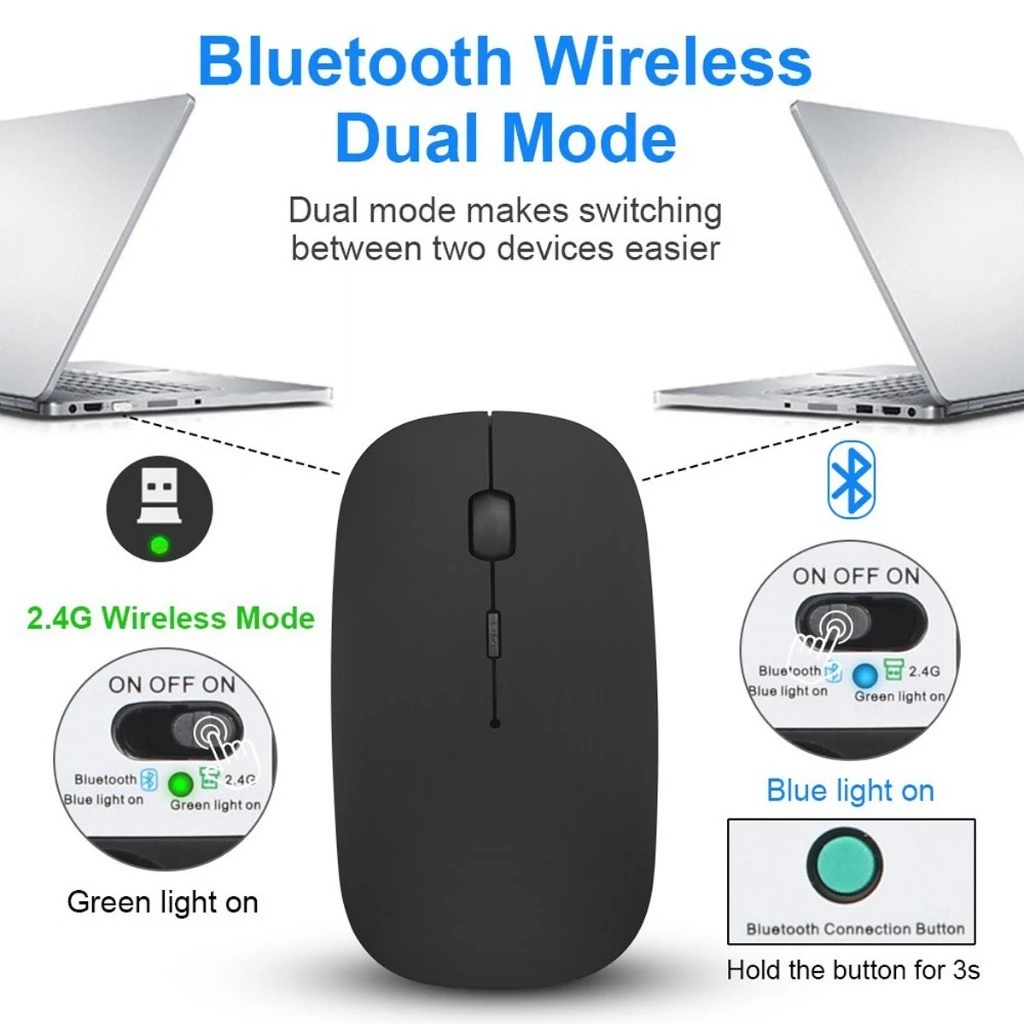 Bluetooth Mouse เมาส์ไร้สาย ไร้เสียงคลิก thumbnail 4