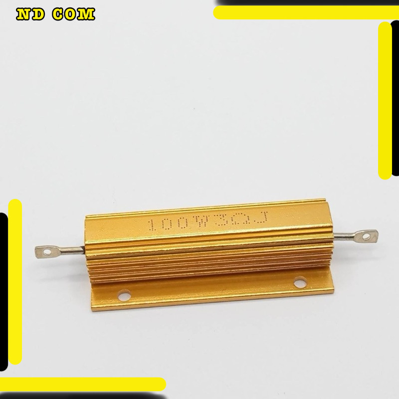 สุดคุ้ม! ตัวต้านทานเคสโลหะอลูมิเนียม 100W 3 R โอม โอห์ม 1 ชิ้น