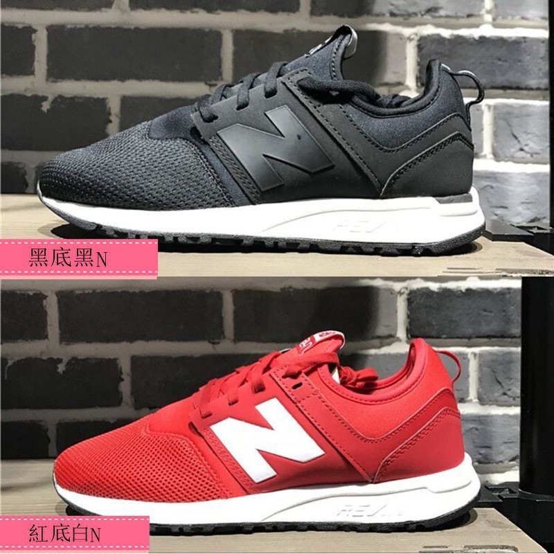 คุณภาพสูง New Balance Nb พื้นหลังสีขาวตัวอักษรสีดํา 247 Kong Xiaozhen 3m สะท้อนแสงรองเท้าวิ่งออกกําล