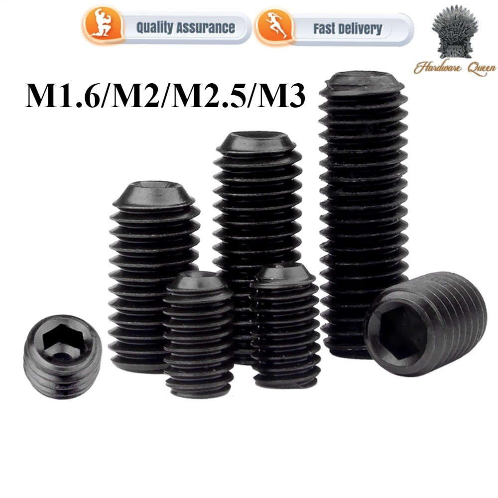 [4QN1] 12.9 เกรดสกรูซ็อกเก็ตหกเหลี่ยมความแข็งแรงสูงสกรูกระชับเว้าสกรูขนาดเล็ก M1.6/M2/M2.5/M3