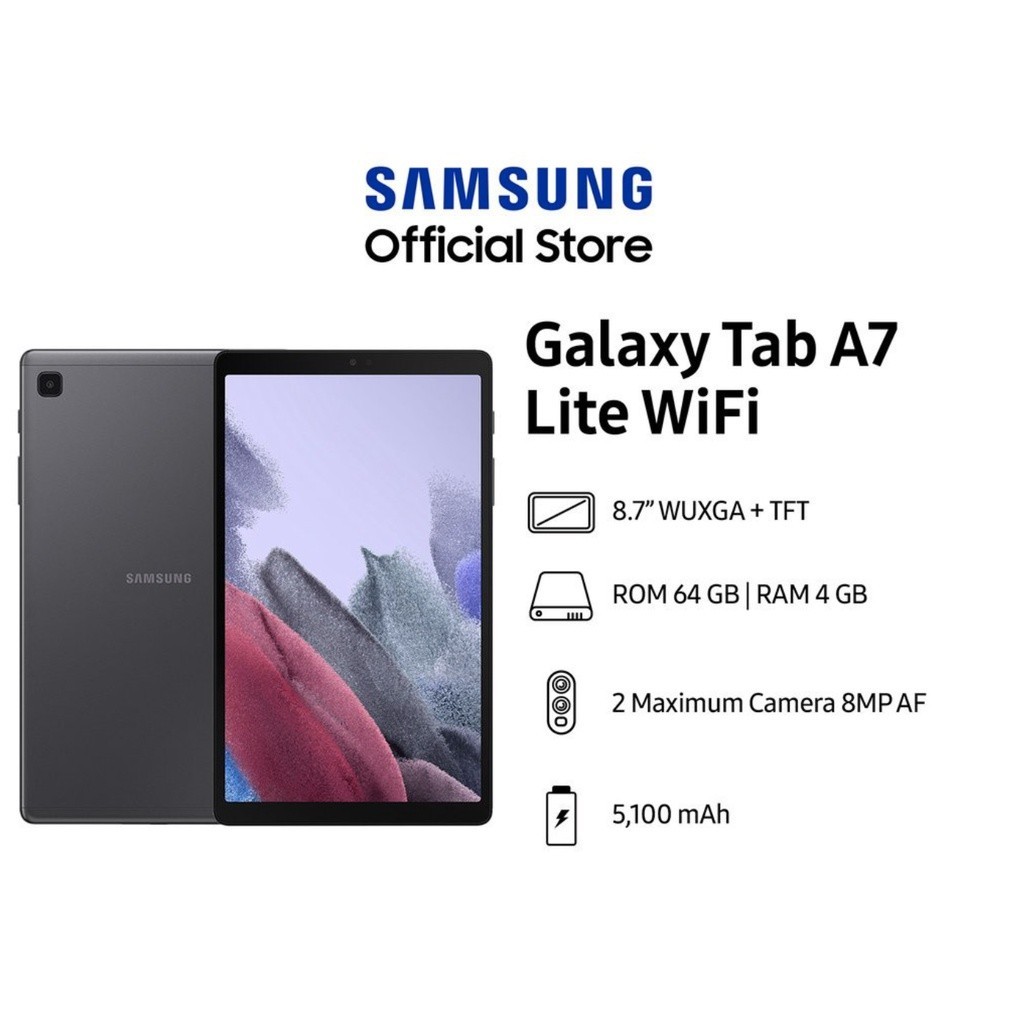 [พร้อมส่ง] Samsung Galaxy Tab A7 Lite WiFi / LTE  ใส่ซิมได้ โทรได้ ( RAM3GB + ROM32GB) วีดีโอจาก You