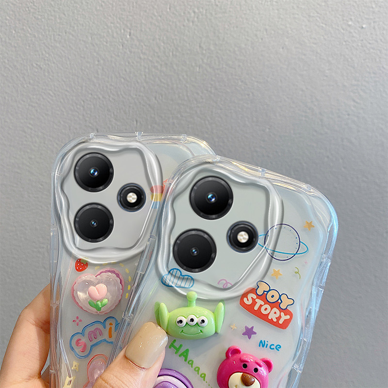เคส Redmi 13 13X ตุ๊กตาสามมิติ สีใส การ์ตูน กรณีป้องกันโทรศัพท์มือถือ TY5 ราคา ถูกที่สุด ดีลบีเคเค แกลเลอรีภาพที่ 3
