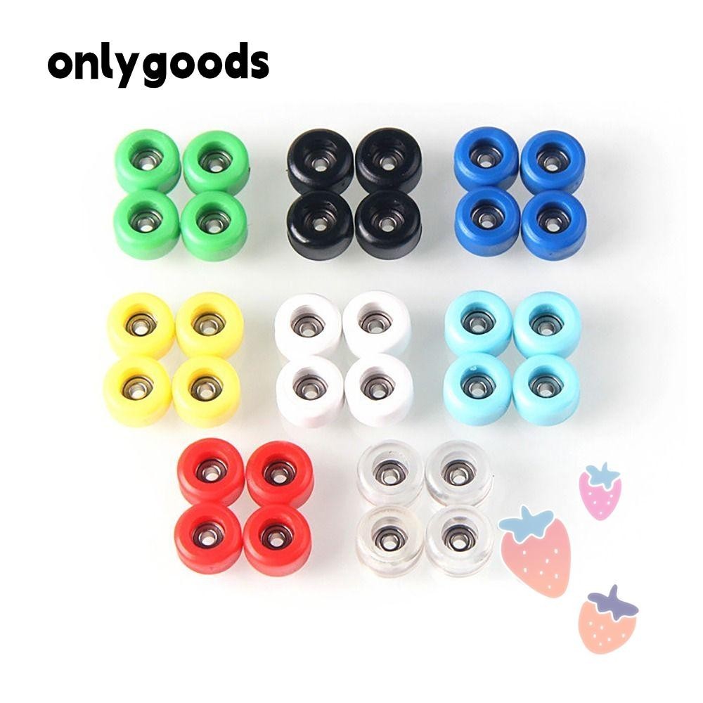 เท่านั้น 1/4 ชิ้นแบริ่งล้อ, Professional Urinary Fingerboard ล้อ, CNC Mini PU + Metal Finger Skate Board อุปกรณ์เสริม