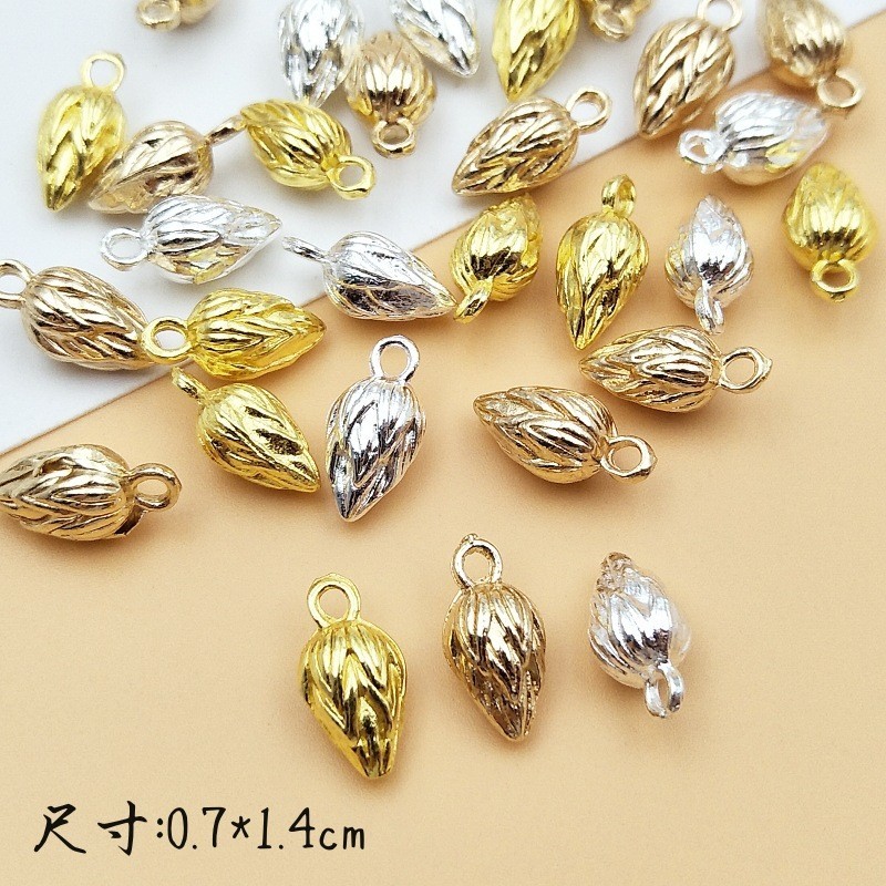 50ชิ้นโลหะผสมดอกไม้หน่อดอกไม้จี้ทําเองเครื่องประดับอุปกรณ์เสริมจี้อุปกรณ์ผมวัสดุที่ทําด้วยมือขายส่ง ราคา ถูกที่สุด ดีลบีเคเค แกลเลอรีภาพที่ 8