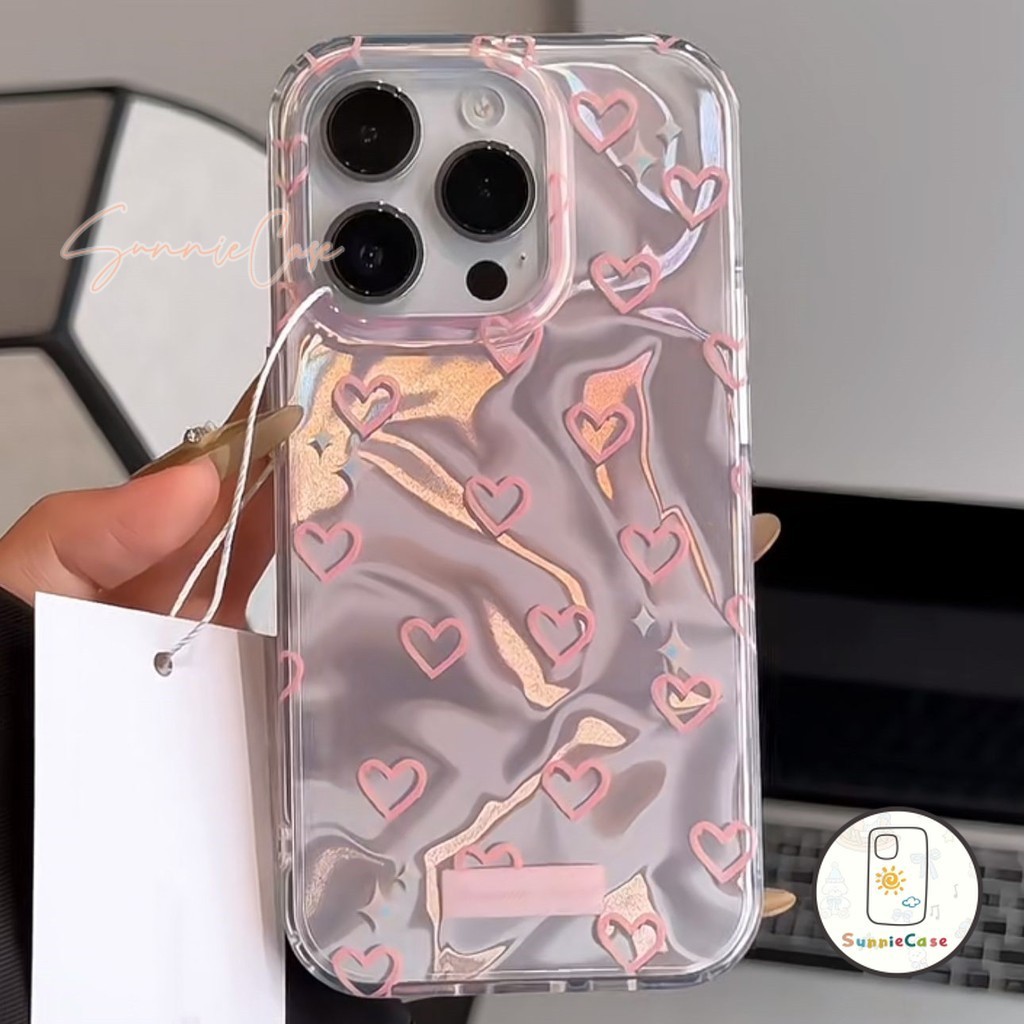 เจ๋งรักขนมสีคู่การ์ตูนดูเดิล เข้ากันได้กับ IPhone 17 16 13 15 11 14 12 Pro Max 6 8 6s 7 15 14 Plus X