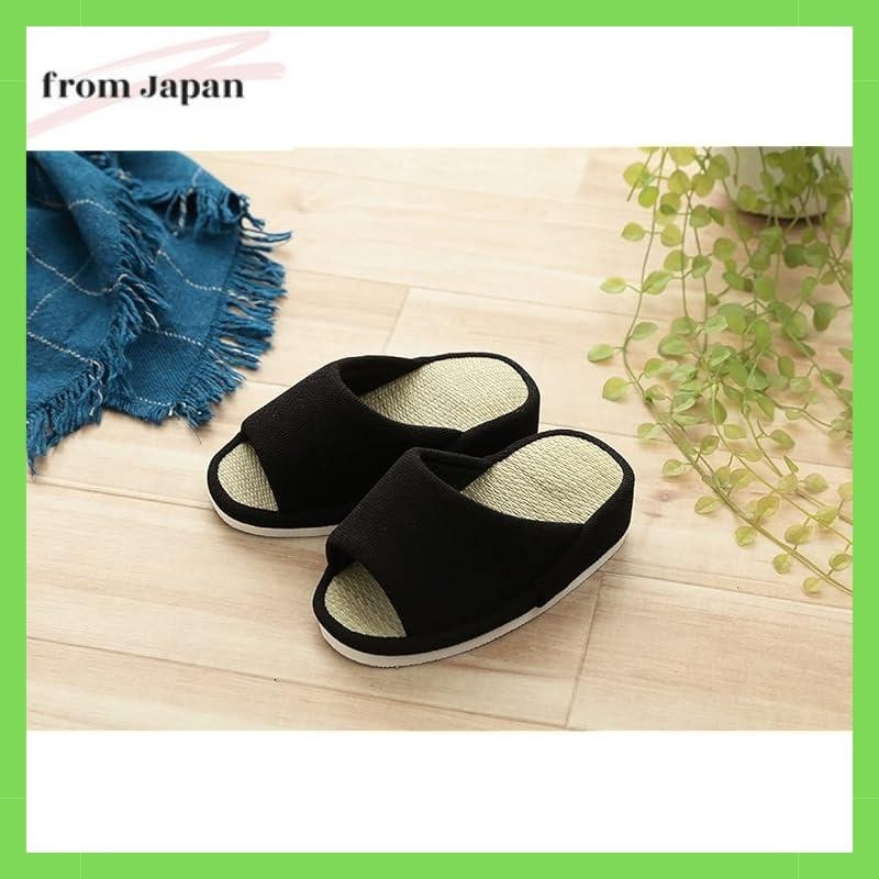 Ikehiko Slipper Room Shoes Simple, Lind Comfort, Open Front, Year-round, Ivory, L Size #7322849

