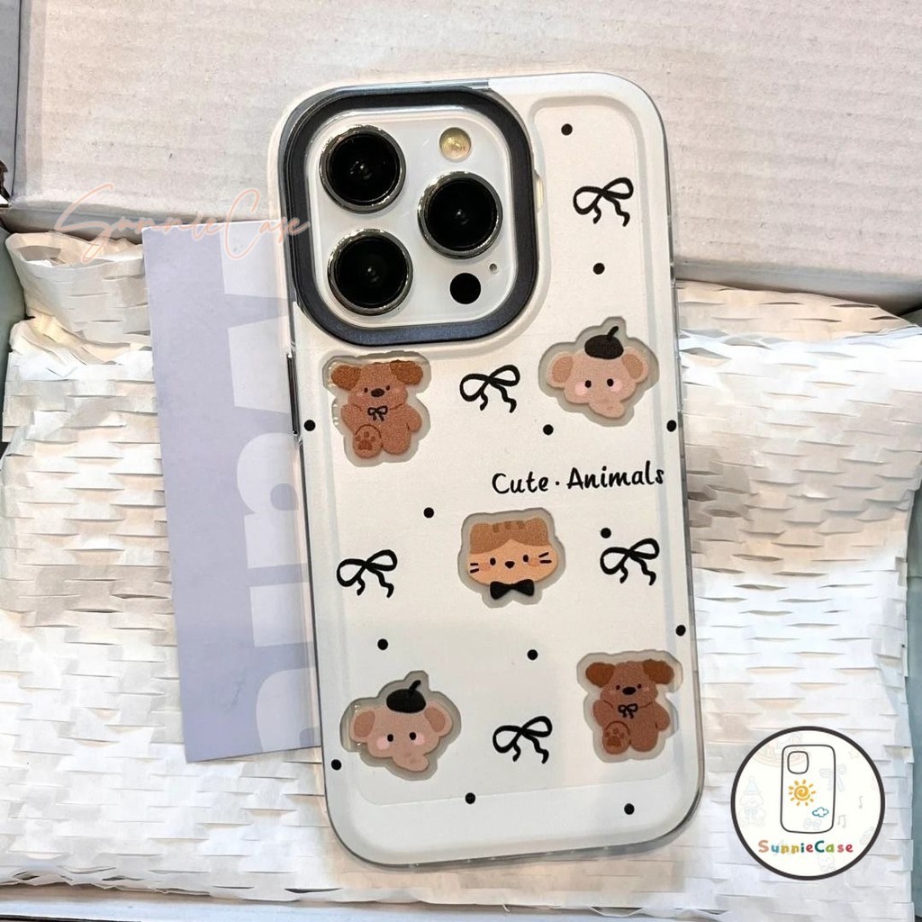 แมวน่ารักหมีการ์ตูนดูเดิล ตลกดีนะ เคส OPPO A3S A12 A31 A16 A3S A76 A57 A7 A5 A53 A51 A5s A9 A54 A1K A36 Reno 6 5F