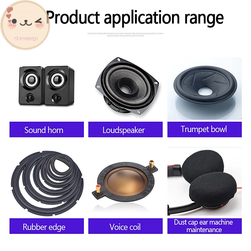 Chee 50ML ซ่อมลําโพงกาวสําหรับฝุ่น Bonding ลําโพงขอบ Bonding Horn Cracking กระดาษกรวย Professional ซ่อมกาว EN