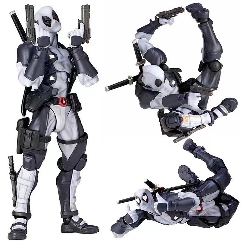 Revoltech Deadpool 2.0 ของเล่น Action Figure Shf 011EX Mafex Deadpool Marvel Legends Movable Joint รุ่น ราคา ถูกที่สุด ดีลบีเคเค แกลเลอรีภาพที่ 5